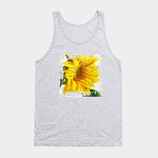 Sunflower abstract Tank Top